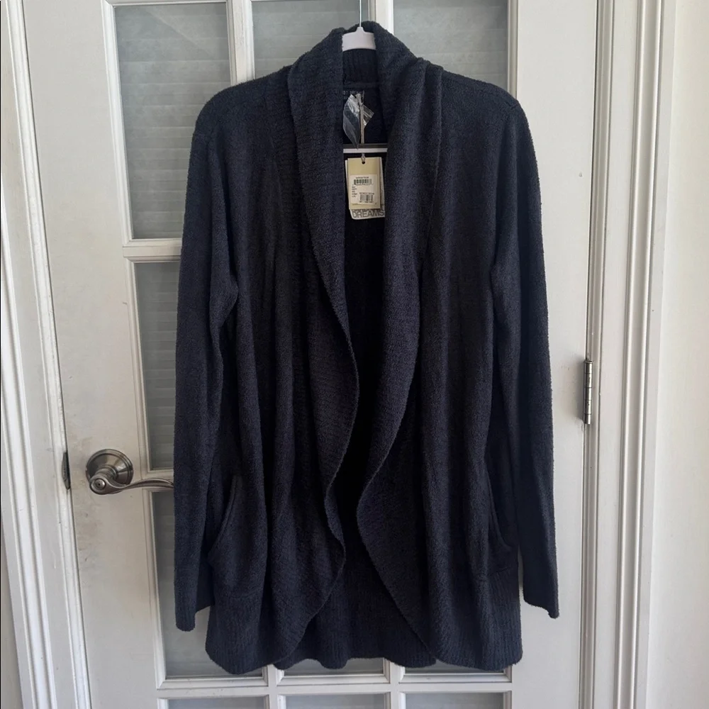 Barefoot Dreams Cozy Chic Lite Cardigan L/XL Indigo NWT - Picture 2 of 8